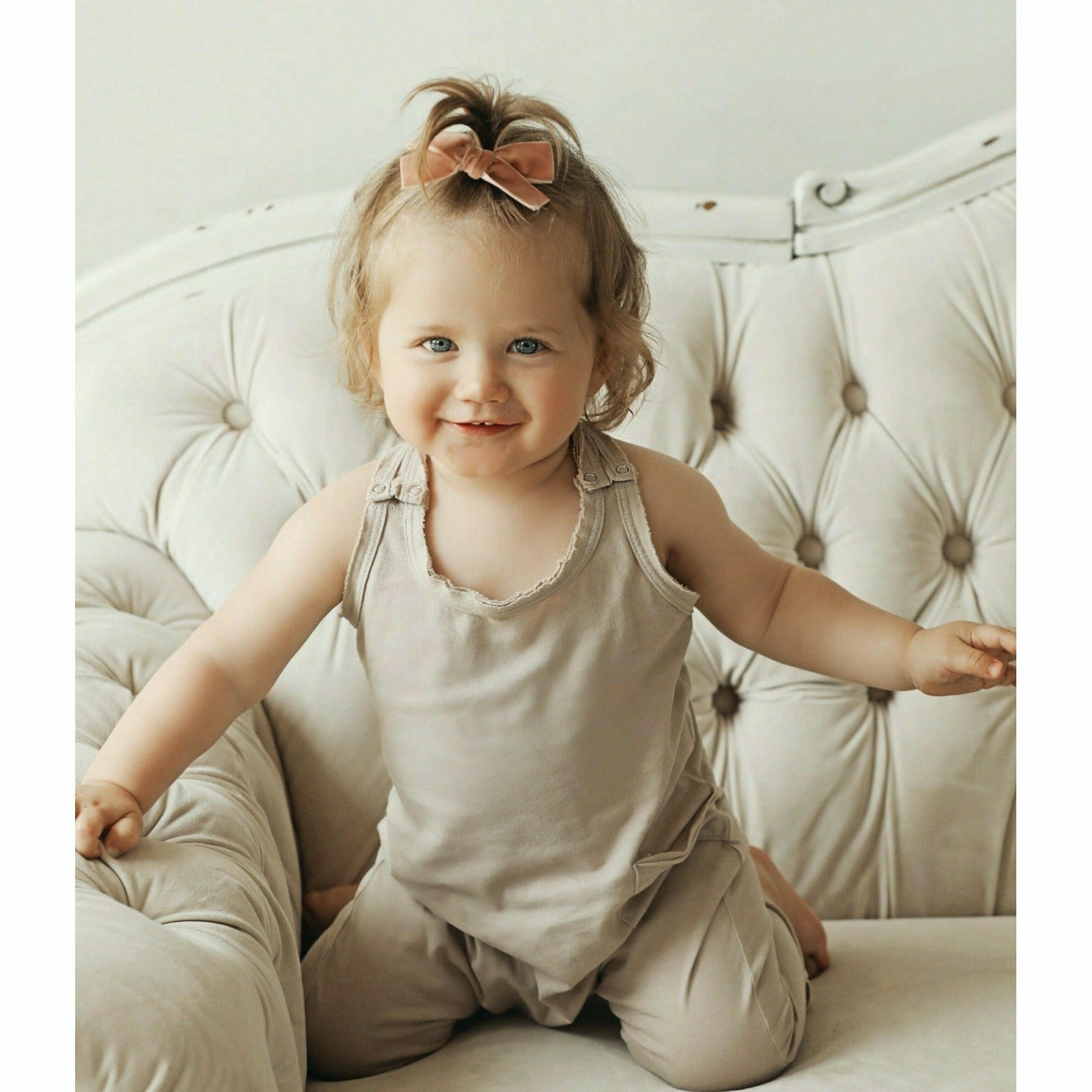 Baby Romper Tan Rompers Be Mi Los Angeles