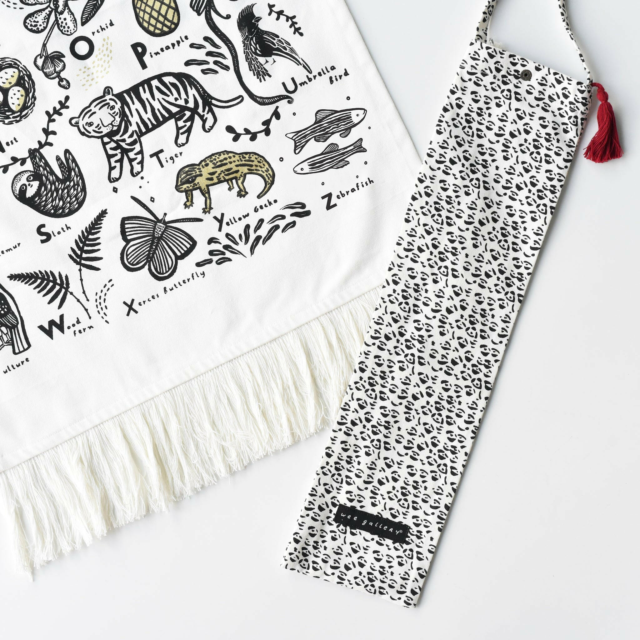 Jungle Alphabet Printed Tapestry Decor Wee Gallery