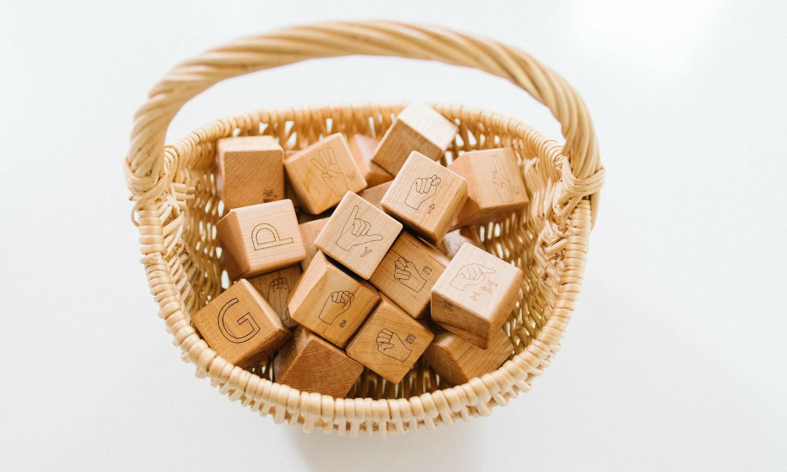 American Sign Language ABC Blocks Blocks Bannor Toys