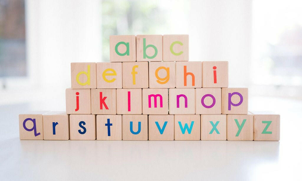 Animal ABC Blocks Wooden Blocks Bannor Toys
