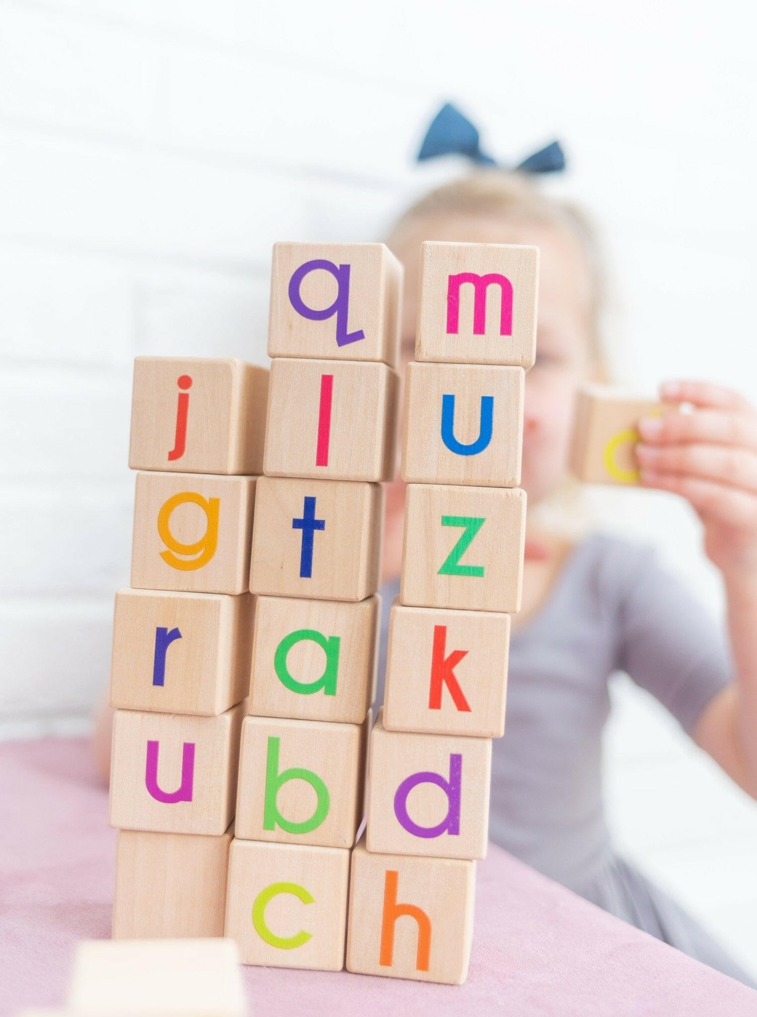 Animal ABC Blocks Wooden Blocks Bannor Toys