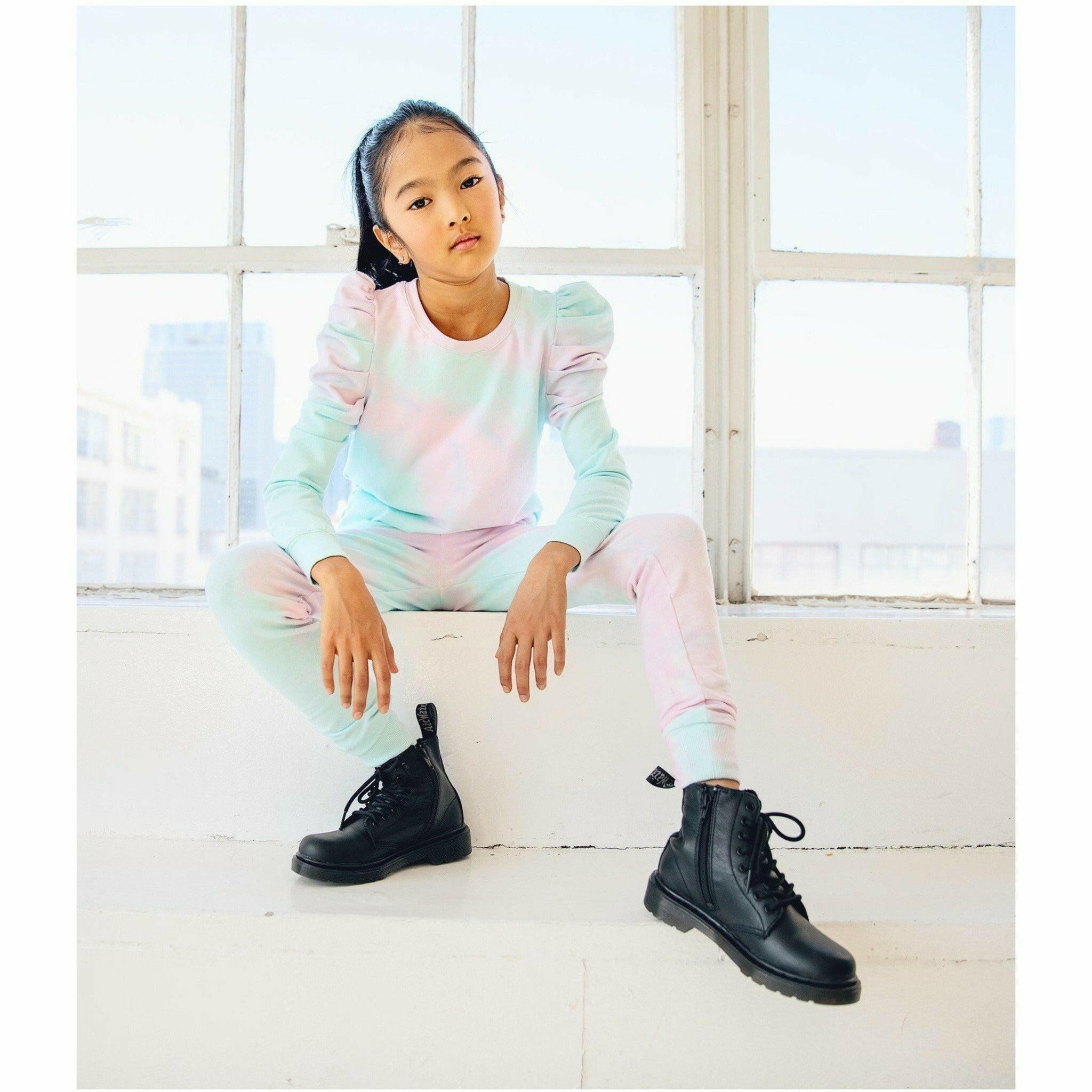 Organic Jolie Top Cotton Candy Tie Dye Top Be Mi Los Angeles