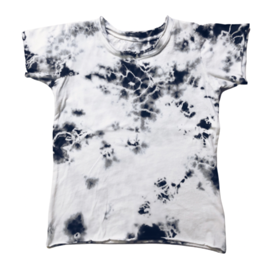 Baby Tee Marble Tie Dye Tees Be Mi Los Angeles 6-12 Marble Black White