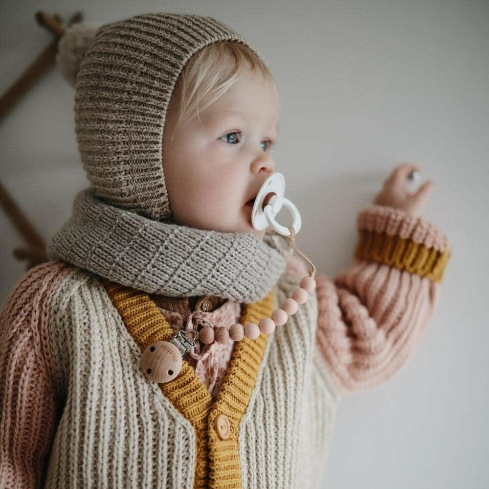 Pacifier Clip - Cleo Baby Essentials Mushie