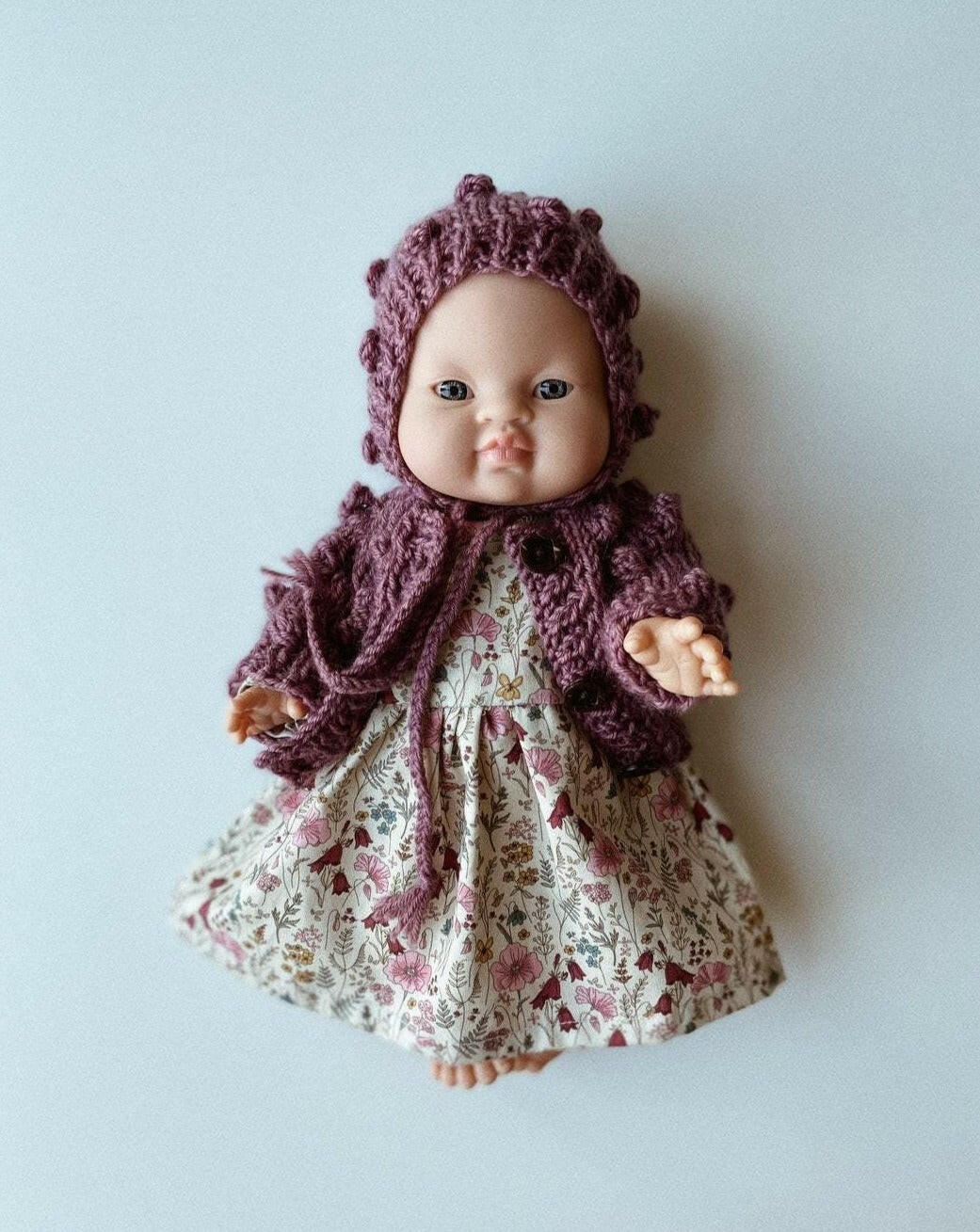 MiniKane Asian Baby Girl Doll with Blue Eyes Dolls Minikane