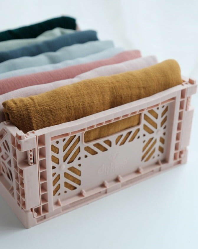Folding Crate - Milk Tea Toy Storage Aykasa