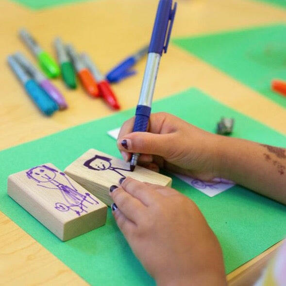 All About Me Block Play People Set 50 pc. Kids Toys Guidecraft