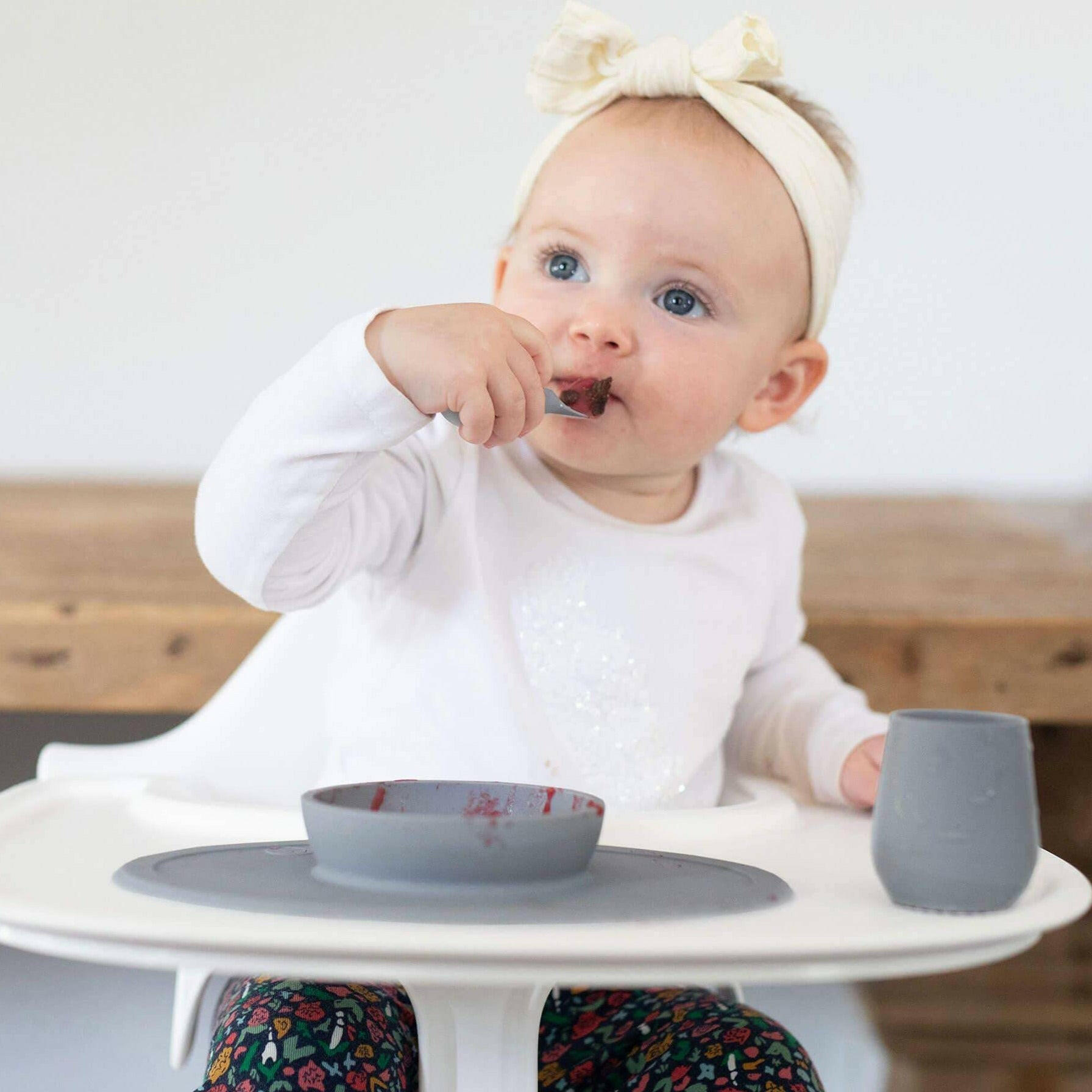 Tiny Bowl - Gray Feeding Ezpz