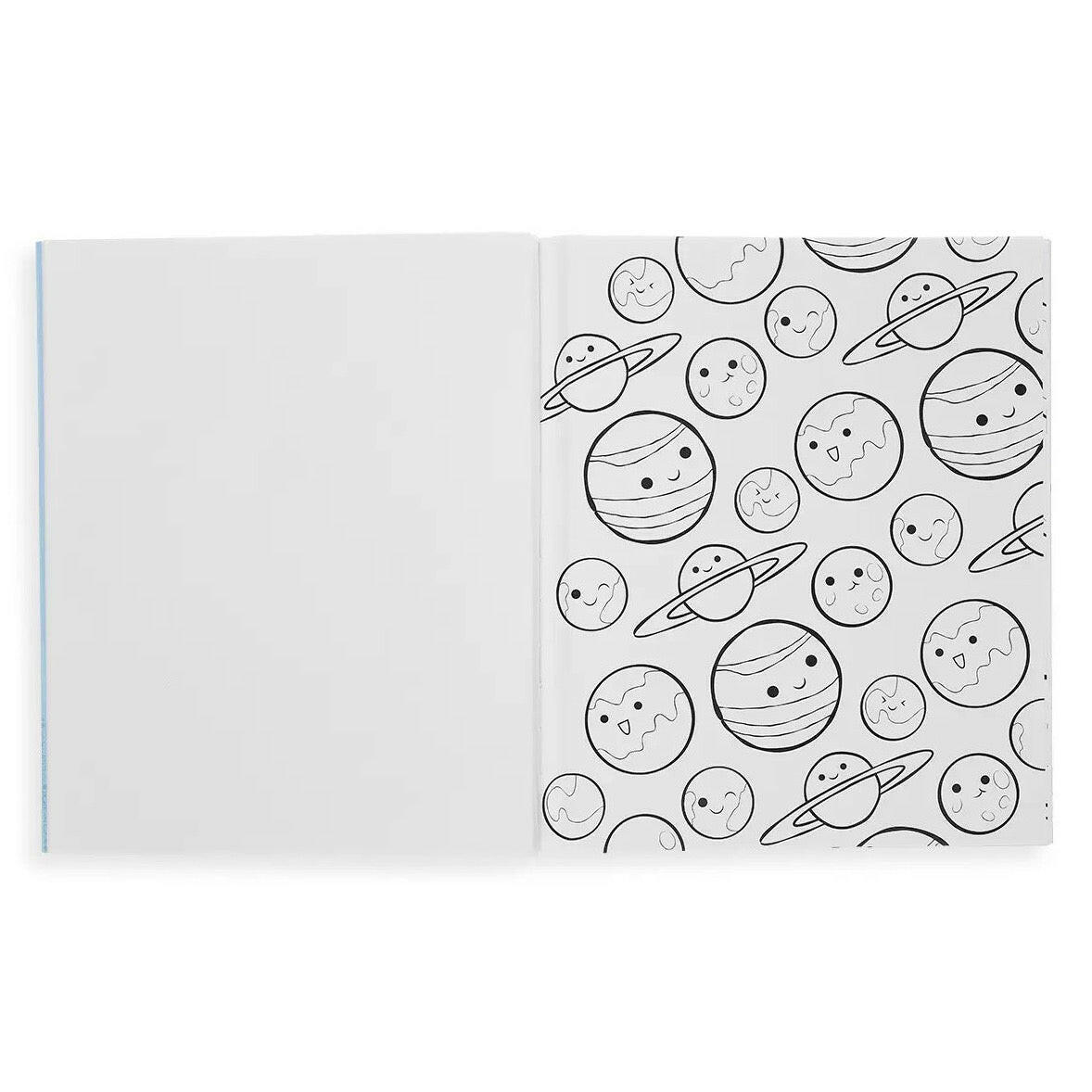Color-in Book - Outer Space Explorers Art Supplies OOLY - Art & School Supplies