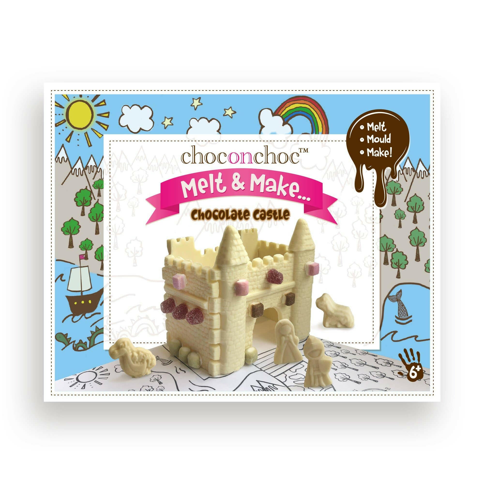 Melt And Make Your Own Chocolate Castle Valentines Choc on Choc