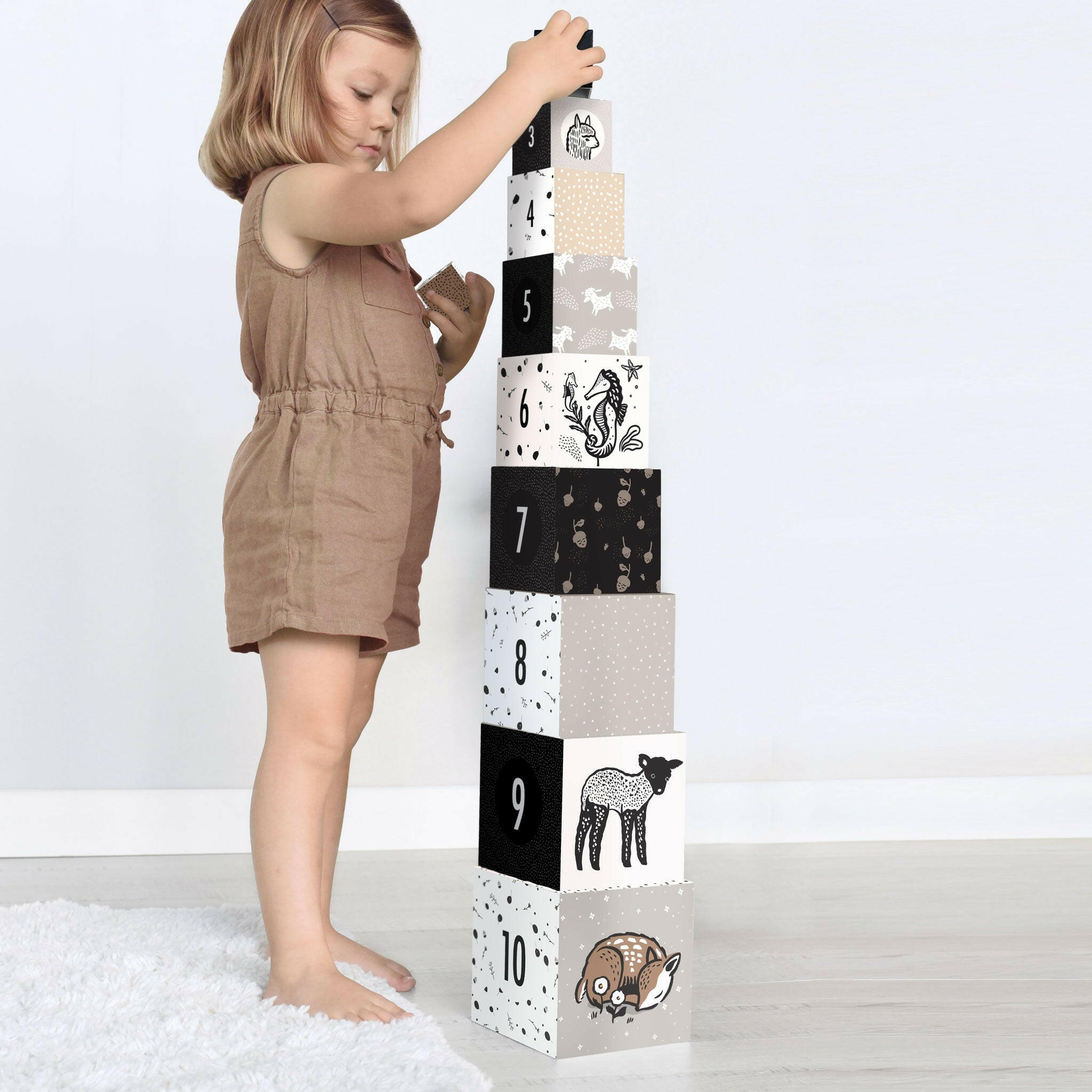 Nesting Blocks - Baby Animals Toys Wee Gallery