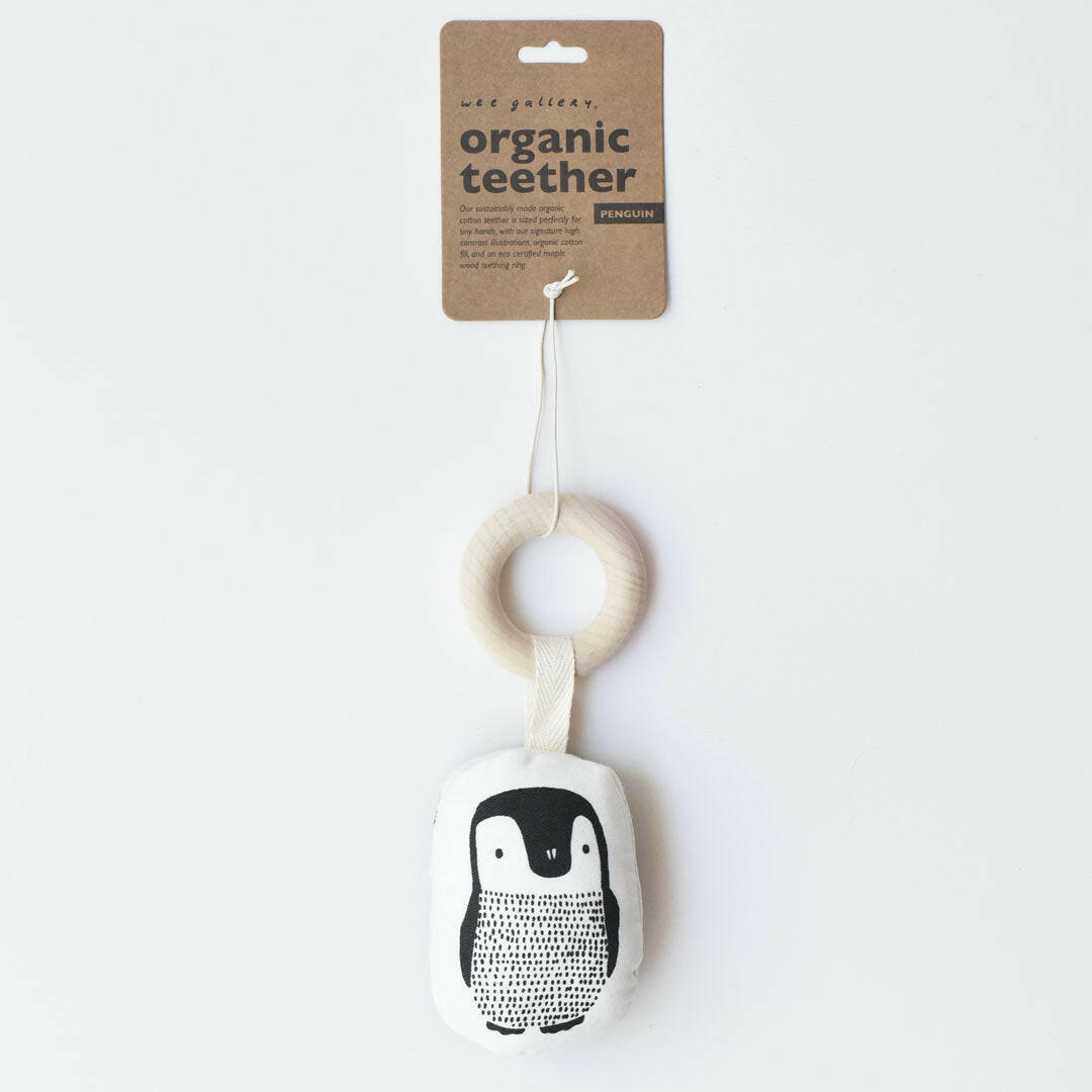 Organic Teether - Penguin Teethers Wee Gallery