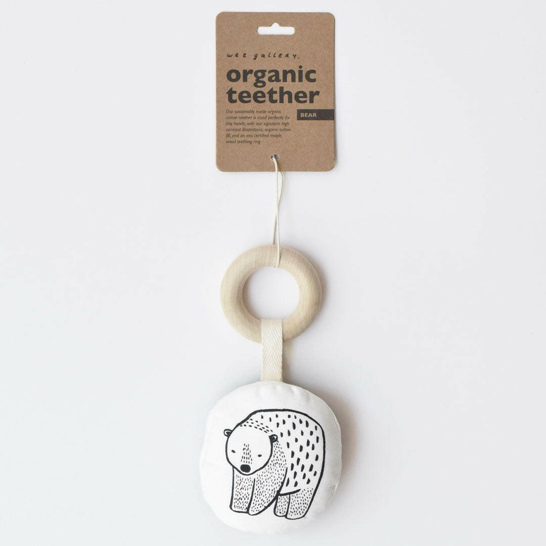 Organic Teether - Bear Teethers Wee Gallery