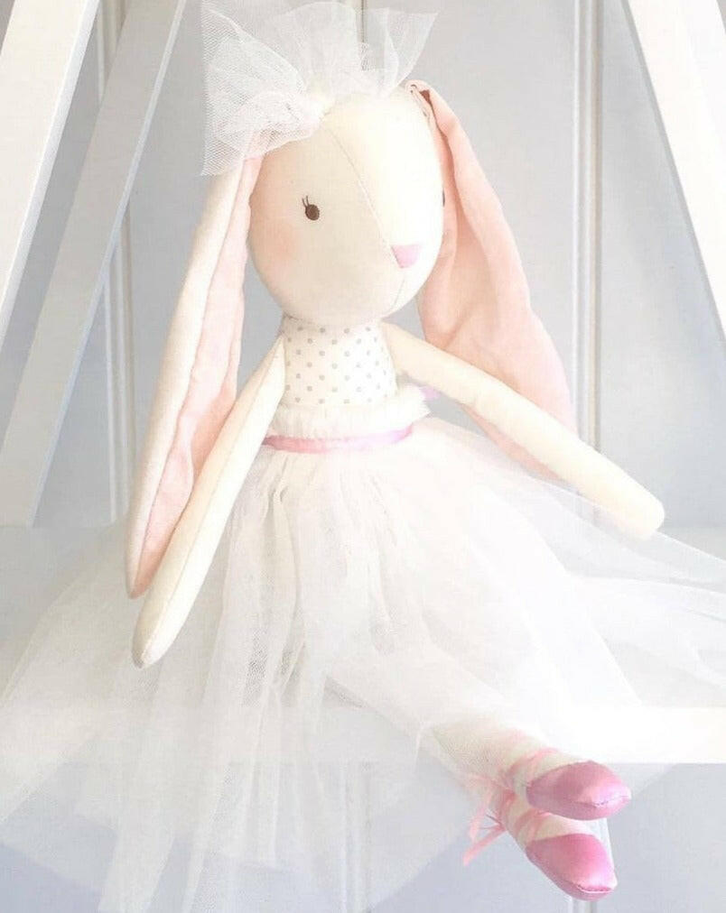 Bronte Ballet Bunny - Fog & Pink Kids Toys Alimrose