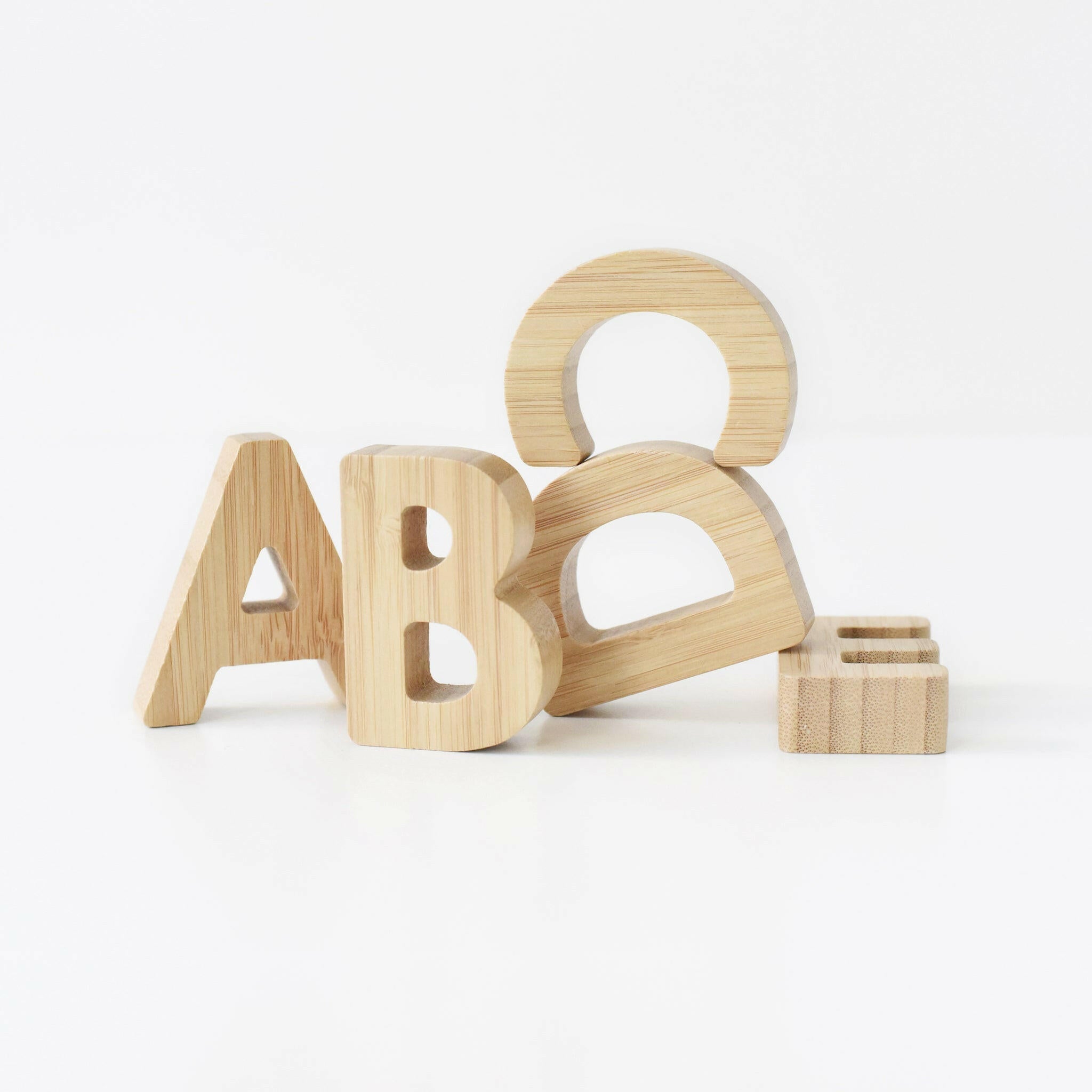 Bamboo Alphabet Wood + Bamboo Toys Wee Gallery