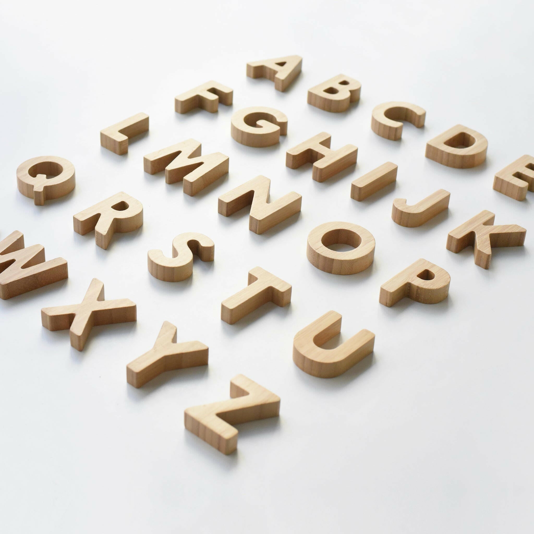 Bamboo Alphabet Wood + Bamboo Toys Wee Gallery