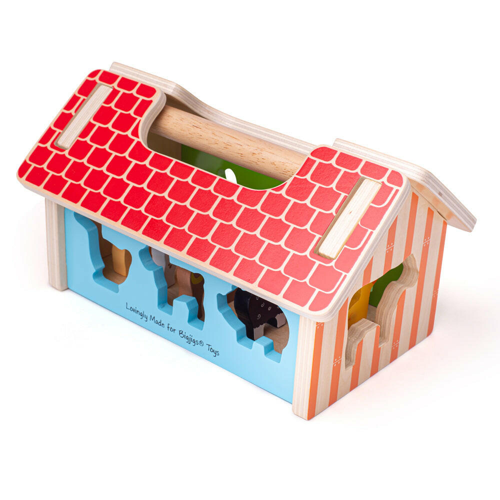 Farmhouse Sorter by Bigjigs Toys US  Bigjigs Toys US