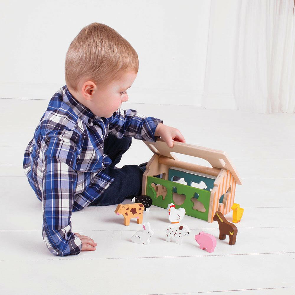 Farmhouse Sorter by Bigjigs Toys US  Bigjigs Toys US