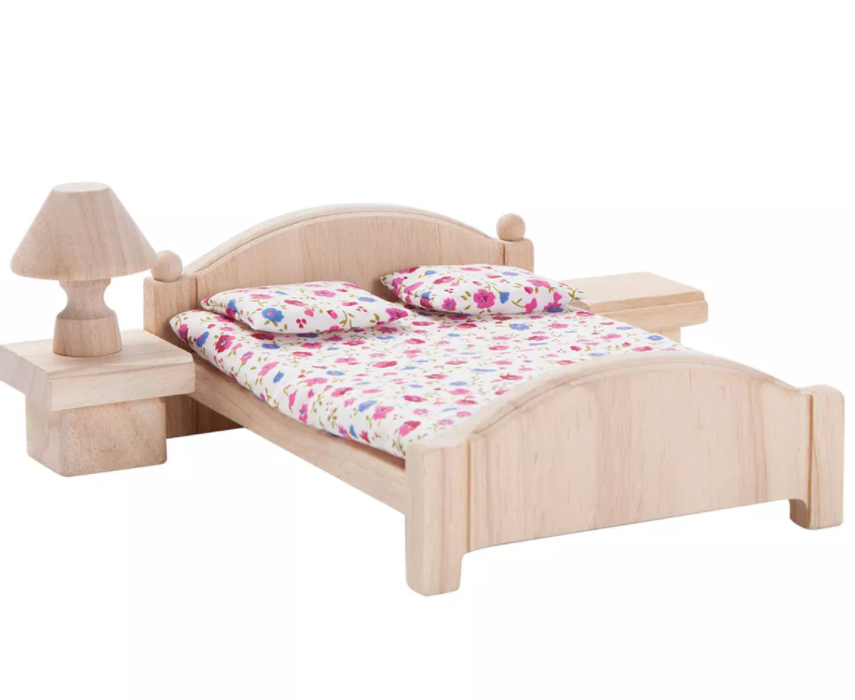 Plan Toys Bedroom Classic Dollhouse Furniture PlanToys