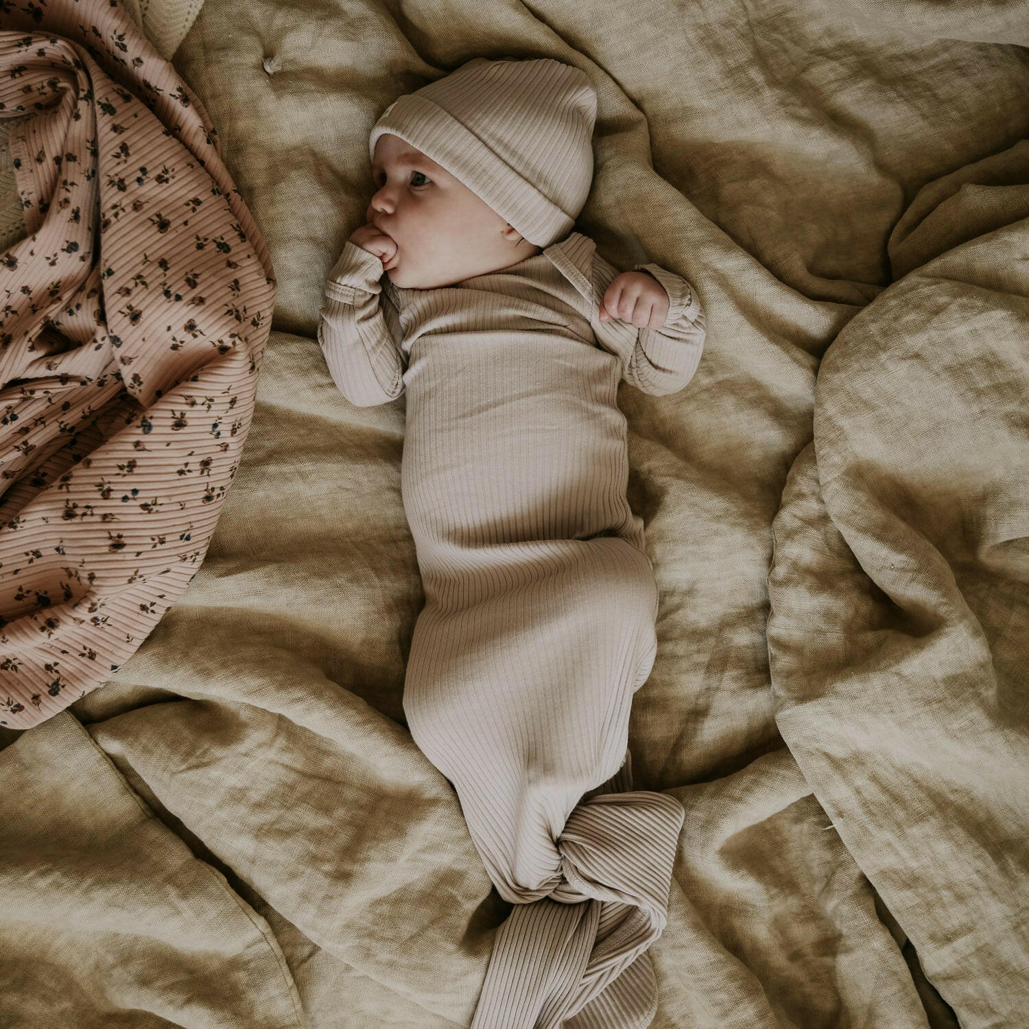 The Baby Gown - Sand Baby Gown Lovely Littles