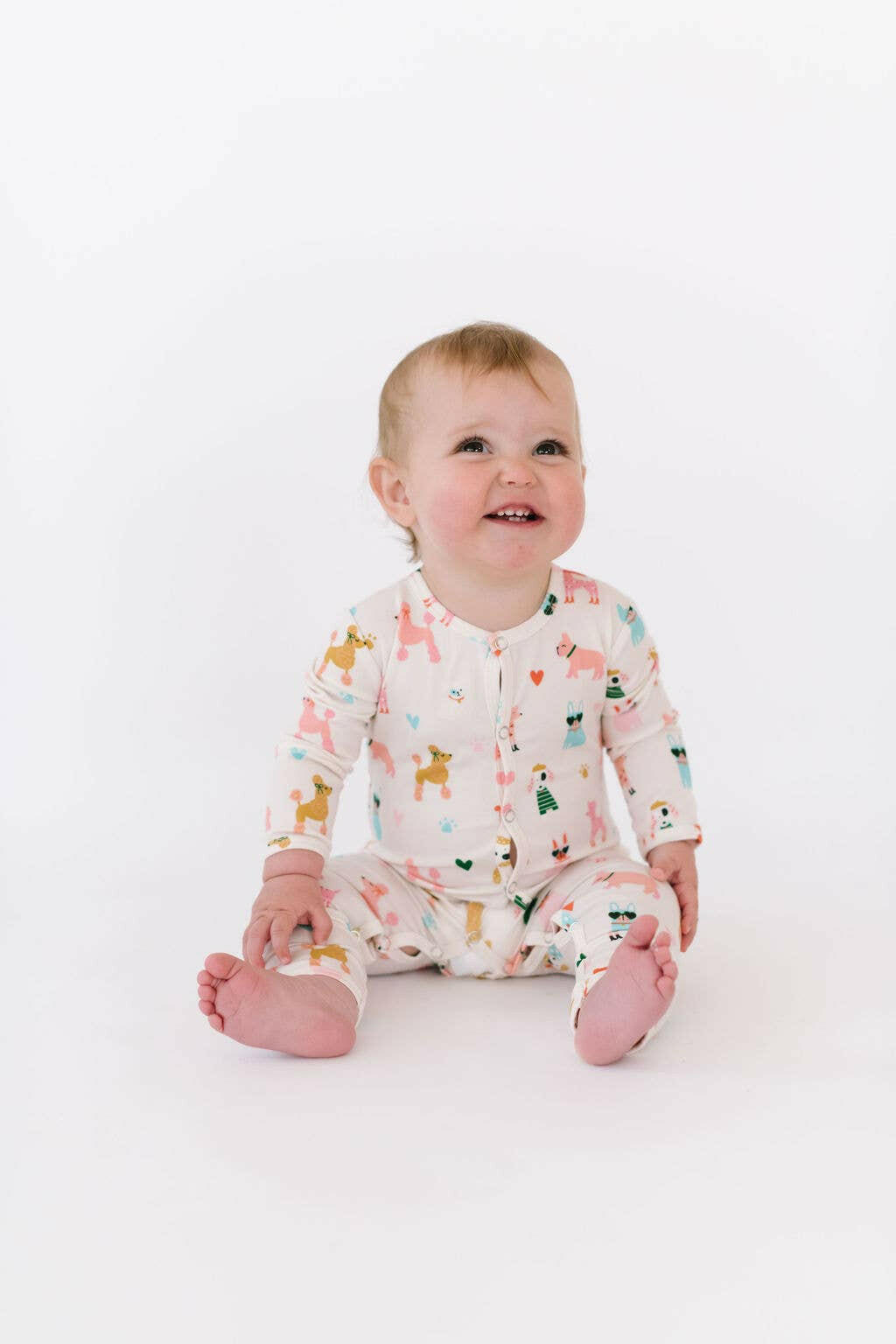 Baby Pajama in Puppy Love Ollie Jay