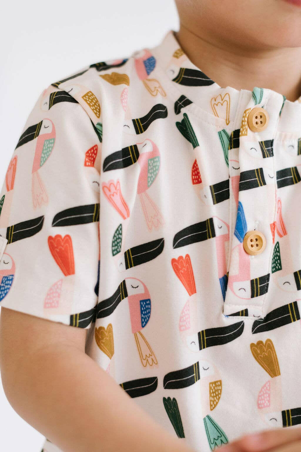 Alex Tee in Toucan Play shirts Ollie Jay