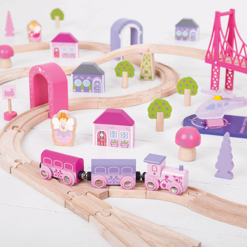Fairy Town Train Set by Bigjigs Toys US  Bigjigs Toys US