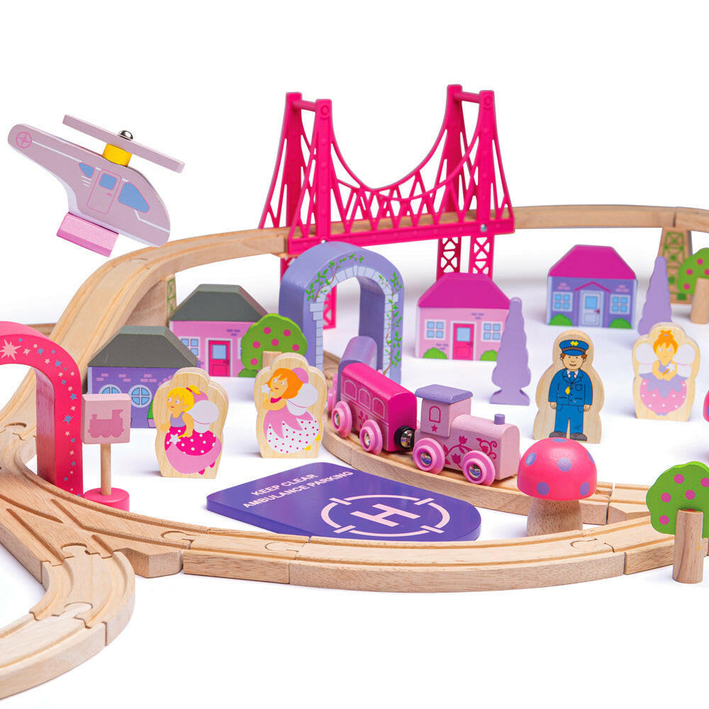 Fairy Town Train Set by Bigjigs Toys US  Bigjigs Toys US