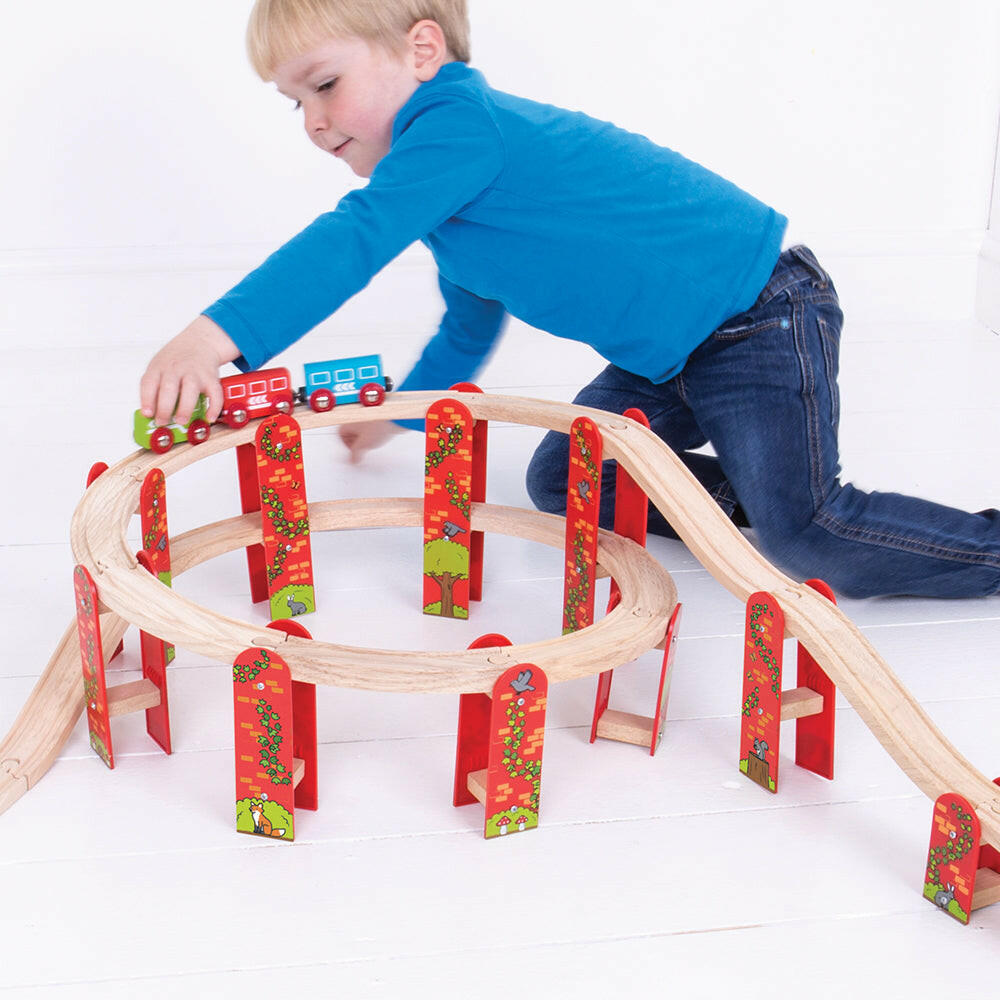 High Level Track Expansion Pack by Bigjigs Toys US Bigjigs Toys US