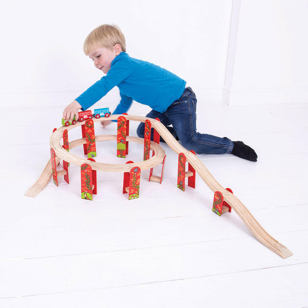 High Level Track Expansion Pack by Bigjigs Toys US Bigjigs Toys US