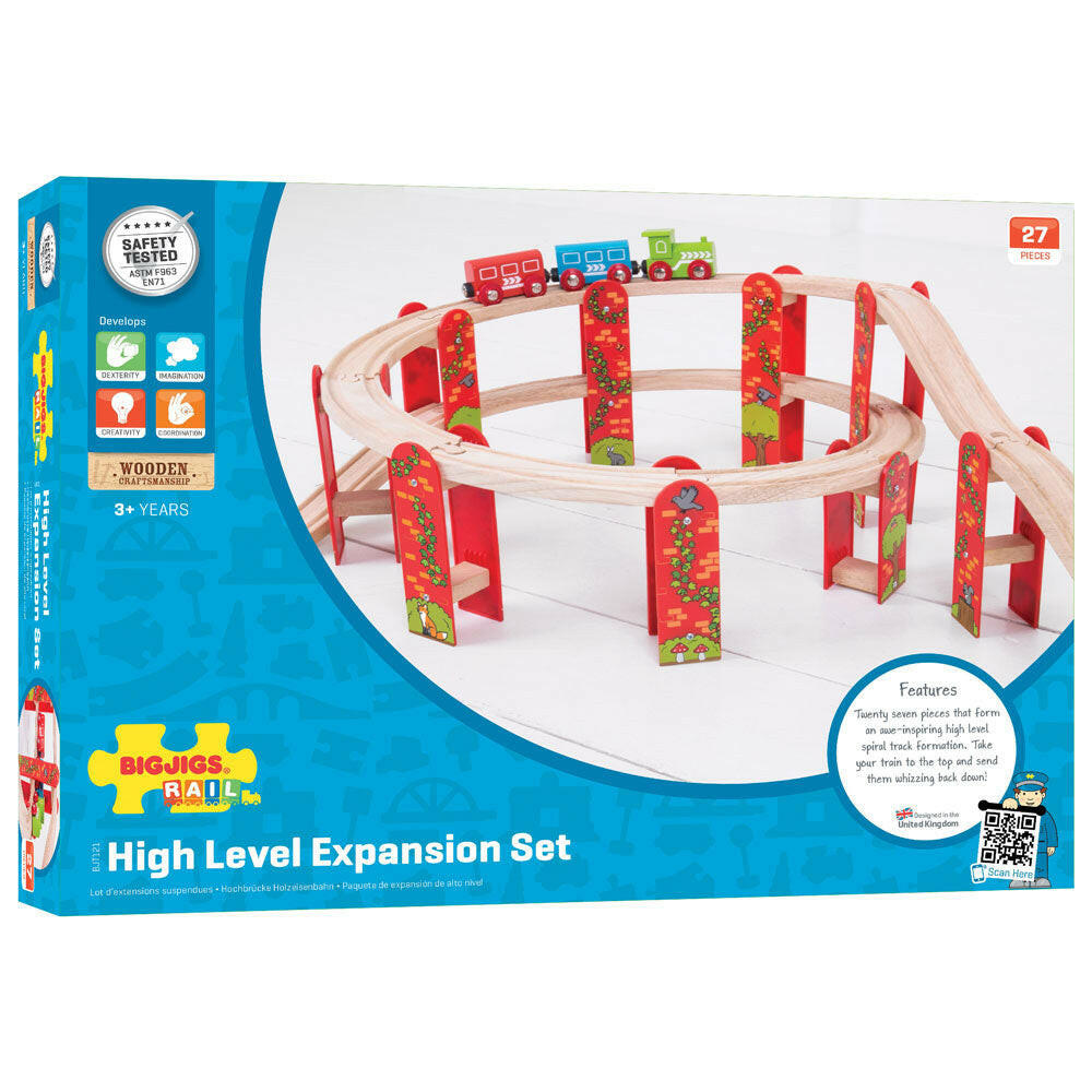 High Level Track Expansion Pack by Bigjigs Toys US Bigjigs Toys US