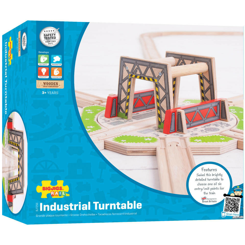 Industrial Turntable by Bigjigs Toys US  Bigjigs Toys US