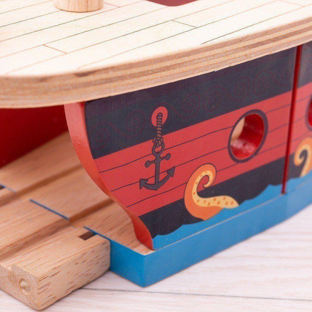 Pirate Galleon by Bigjigs Toys US Bigjigs Toys US