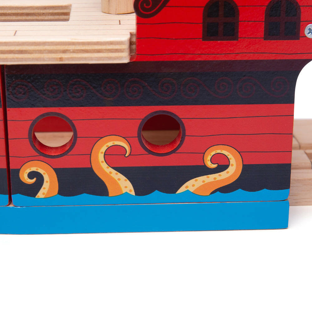 Pirate Galleon by Bigjigs Toys US Bigjigs Toys US