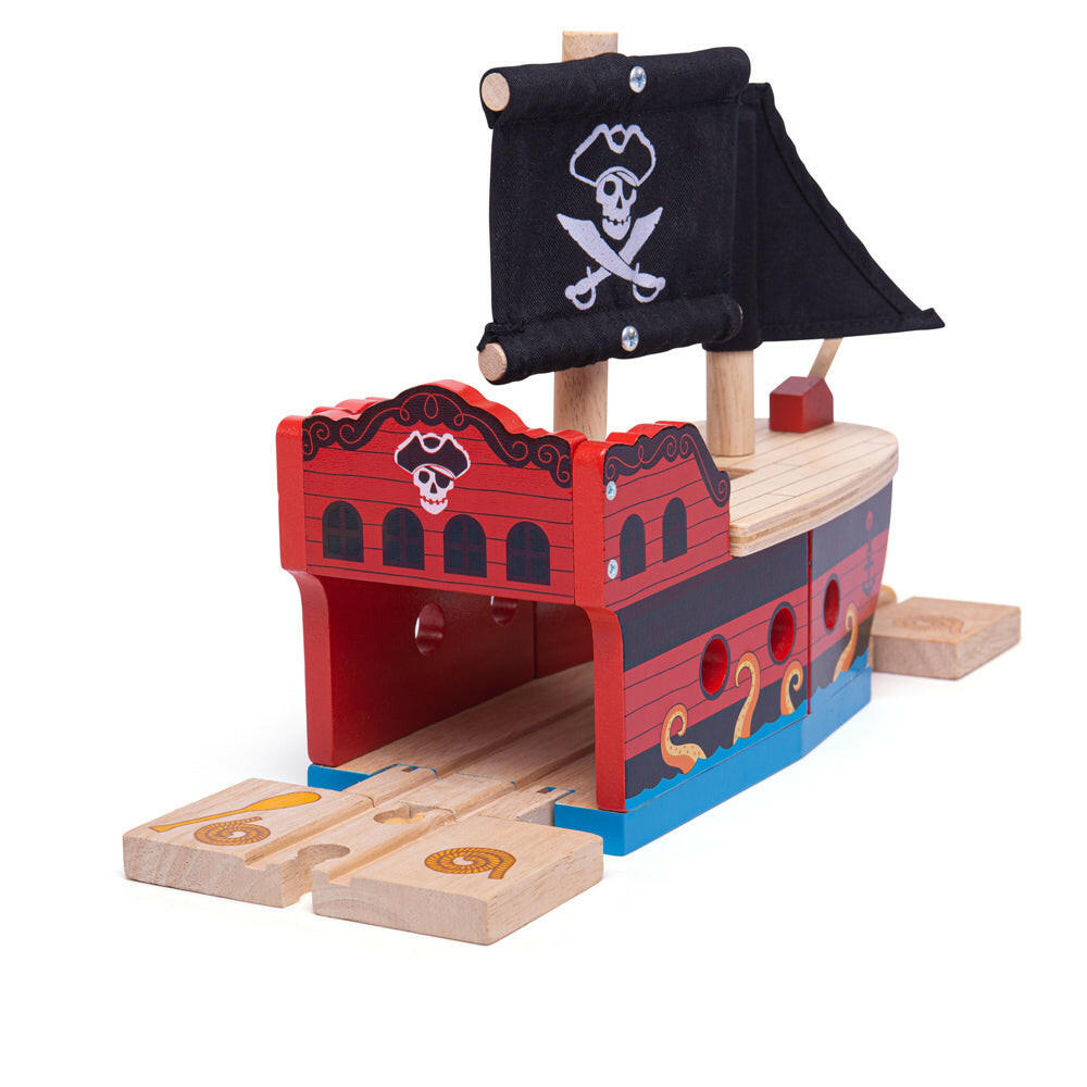 Pirate Galleon by Bigjigs Toys US Bigjigs Toys US