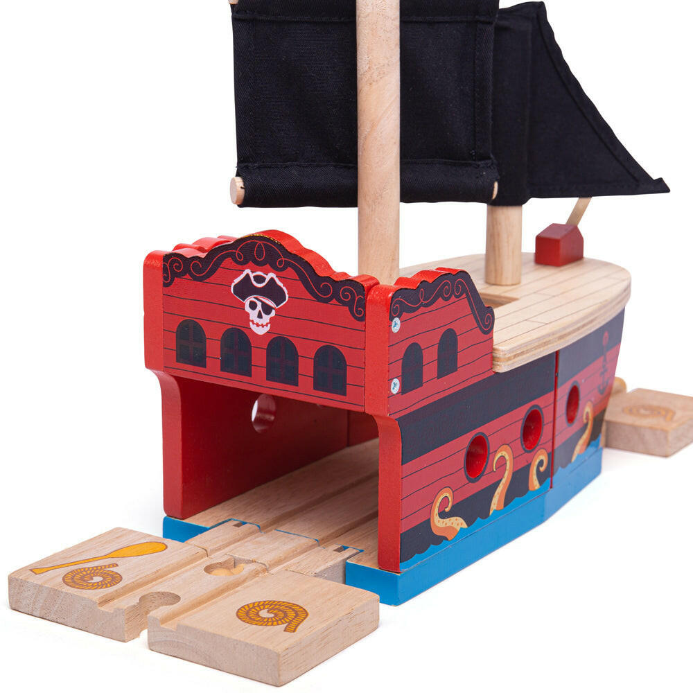 Pirate Galleon by Bigjigs Toys US Bigjigs Toys US