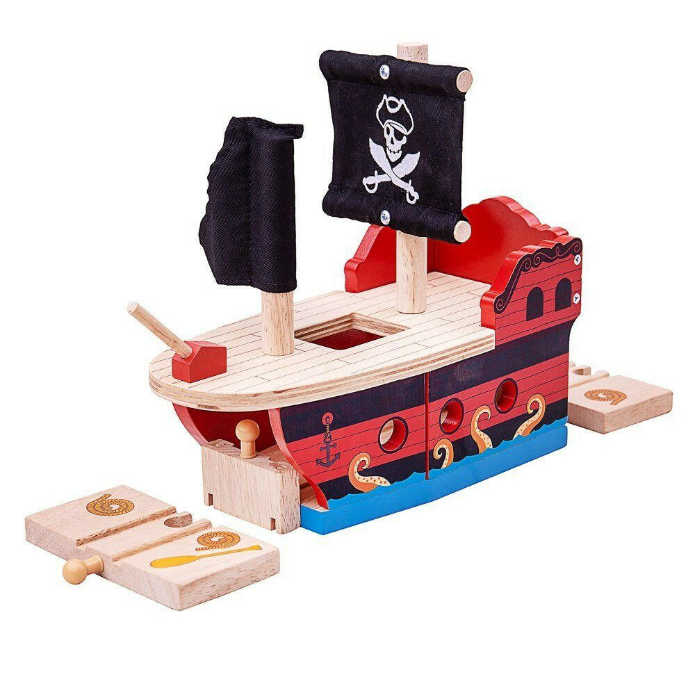 Pirate Galleon by Bigjigs Toys US Bigjigs Toys US