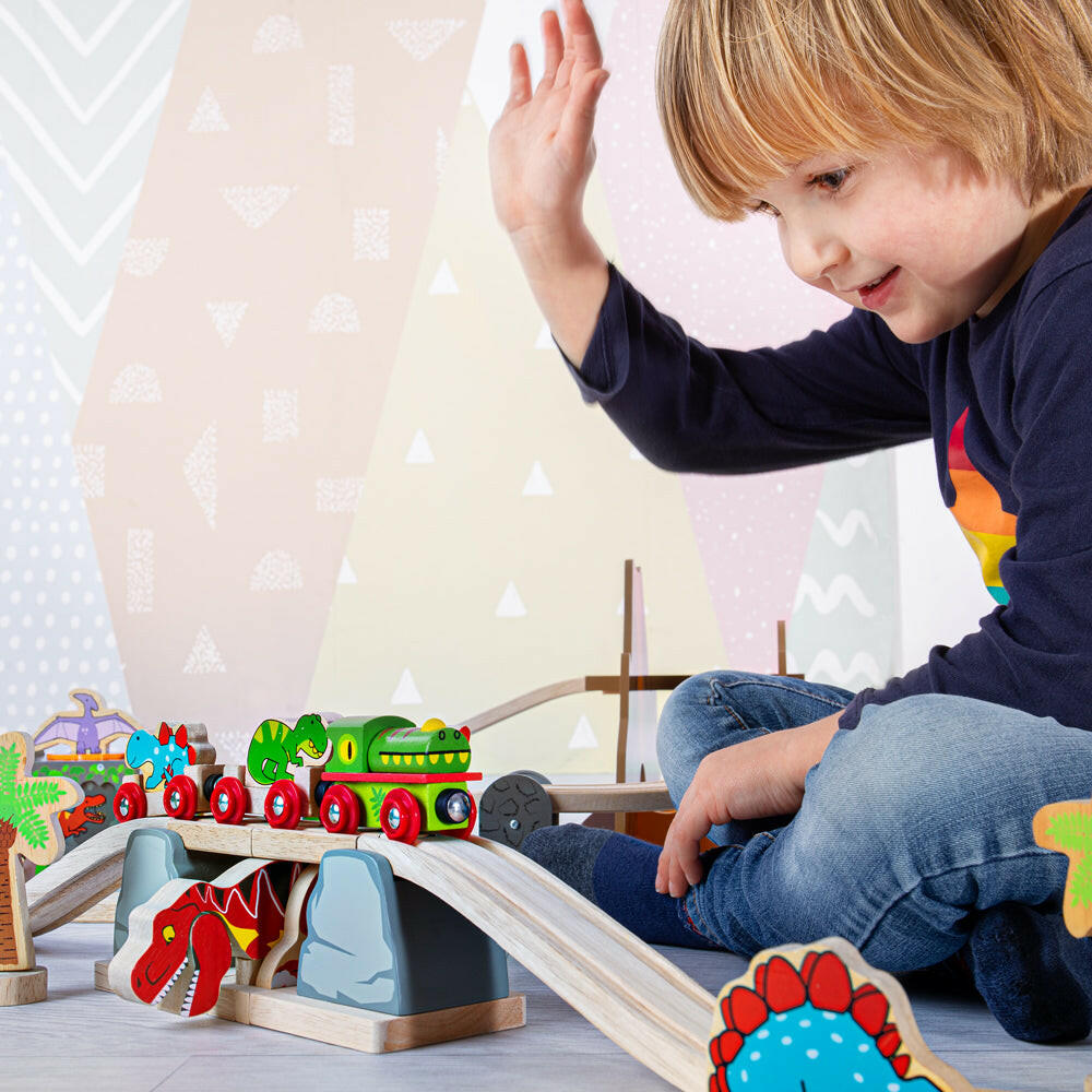 T-Rex Bursting Bridge by Bigjigs Toys US Bigjigs Toys US