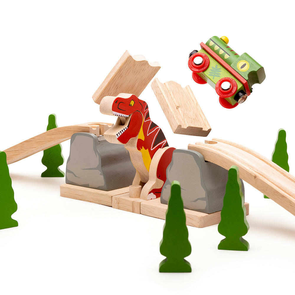 T-Rex Bursting Bridge by Bigjigs Toys US Bigjigs Toys US