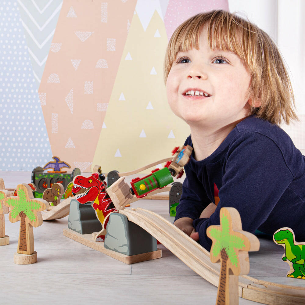 T-Rex Bursting Bridge by Bigjigs Toys US Bigjigs Toys US