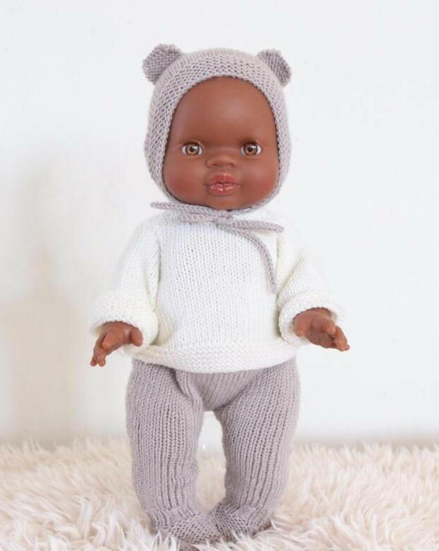 Minikane Little Black Baby Boy Doll - Brown Eyes Dolls Minikane