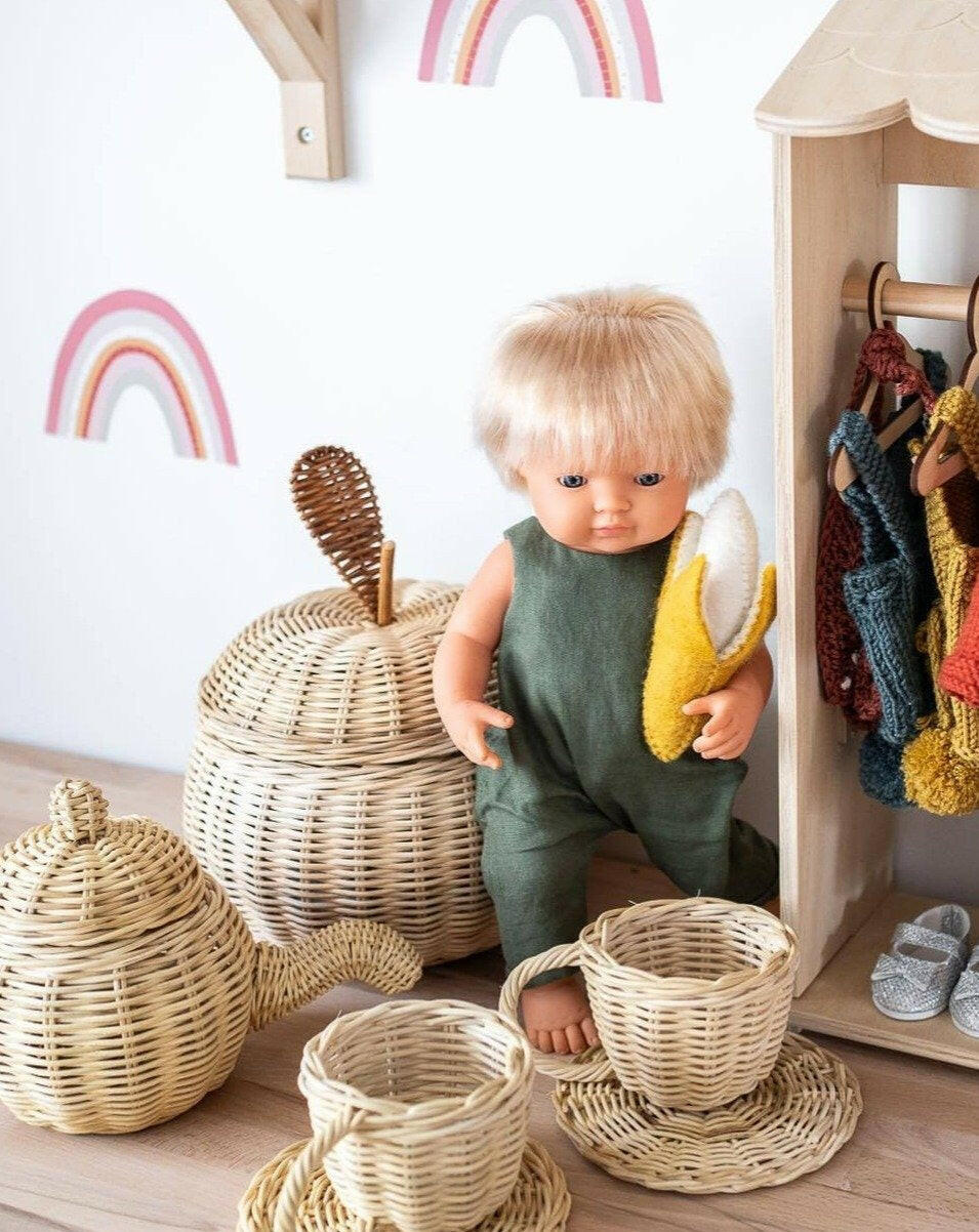 Baby Boy Doll - Blonde Dolls Miniland