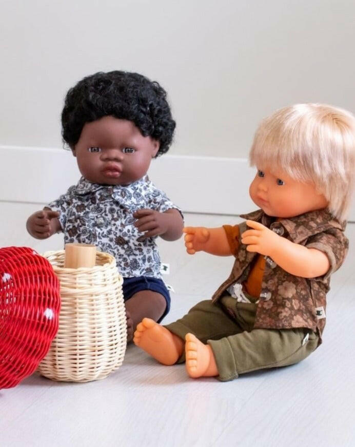 Baby Boy Doll - Blonde Dolls Miniland