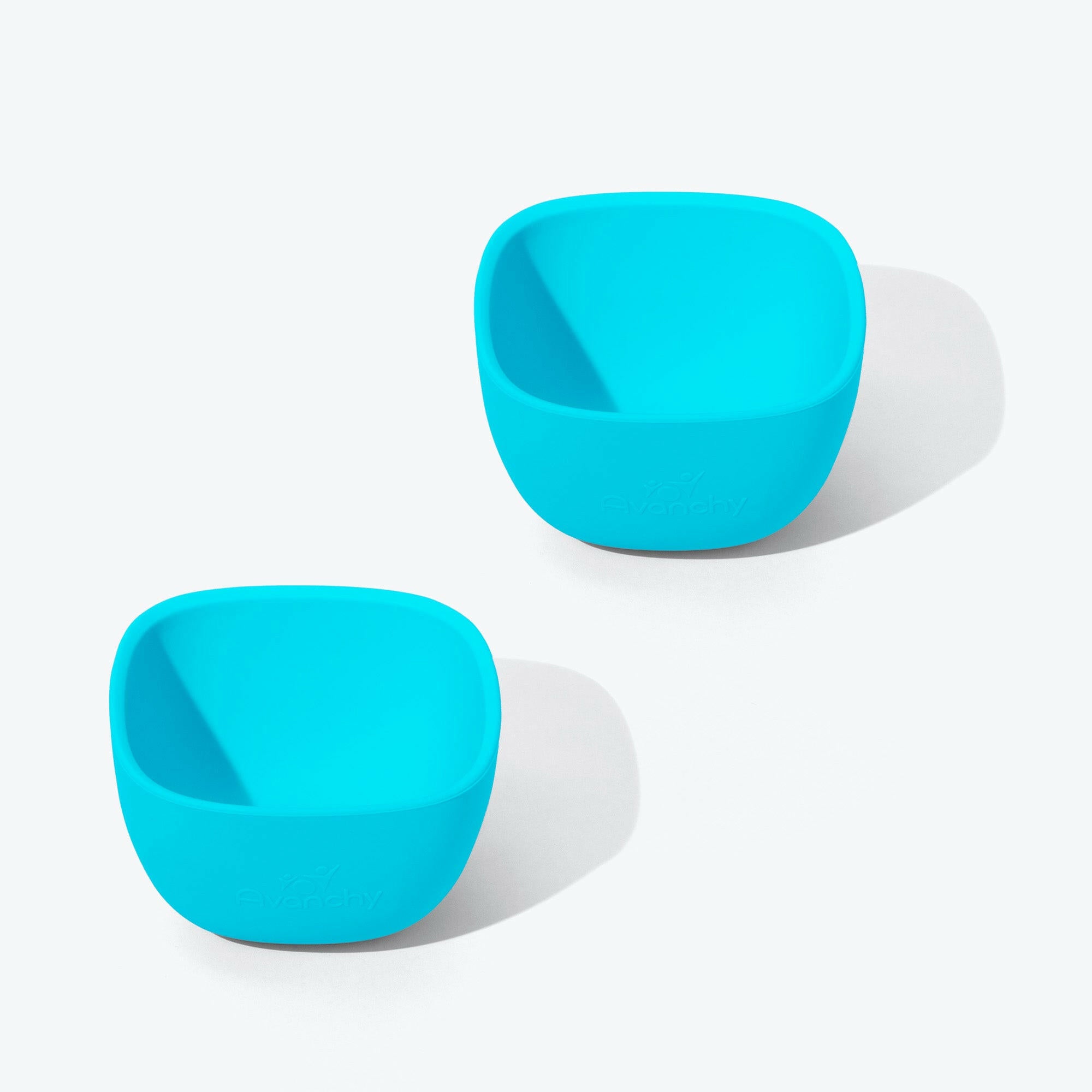 Avanchy La Petite Silicone Mini Bowl Infant Feeding Avanchy Sustainable Baby Dishware 2 Petite Bowls Blue