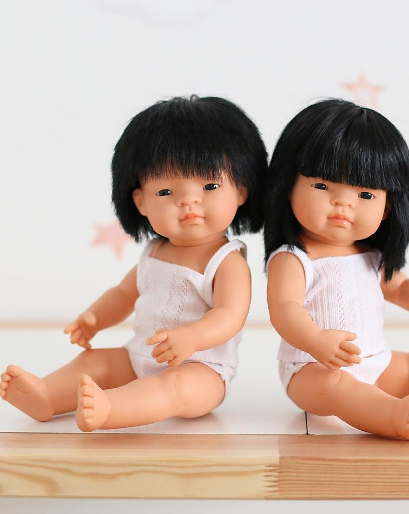 Baby Boy Doll - Asian  Miniland – Little Wonder & Co