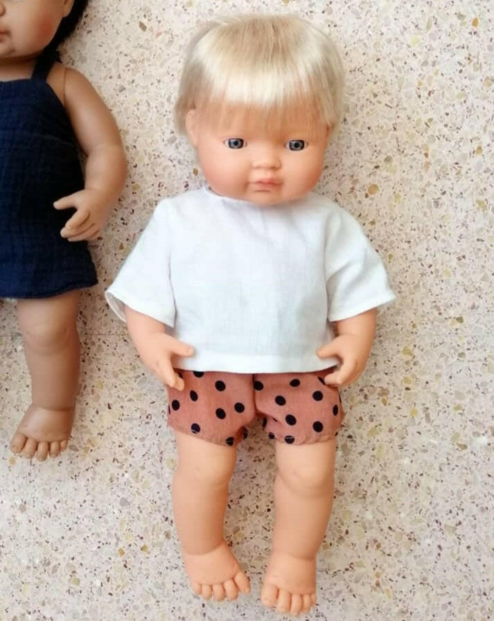 Baby Boy Doll - Blonde Dolls Miniland