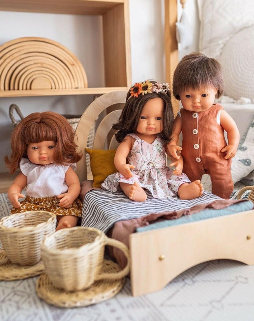 Baby Boy Doll - Brunette Dolls Miniland