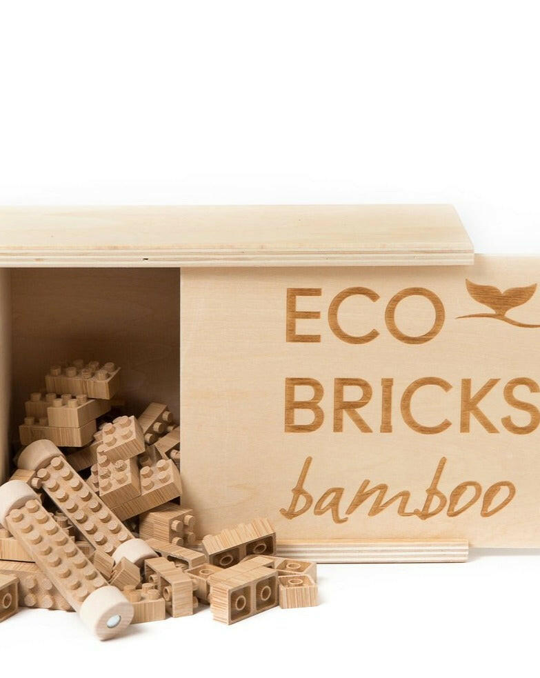 Eco-bricks Bamboo - 24 Piece Blocks Once Kids
