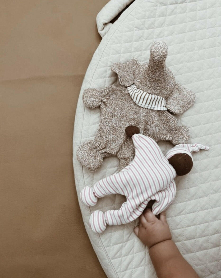 Kandula the Organic Elephant Lovey - Toffee Lovey Under the Nile
