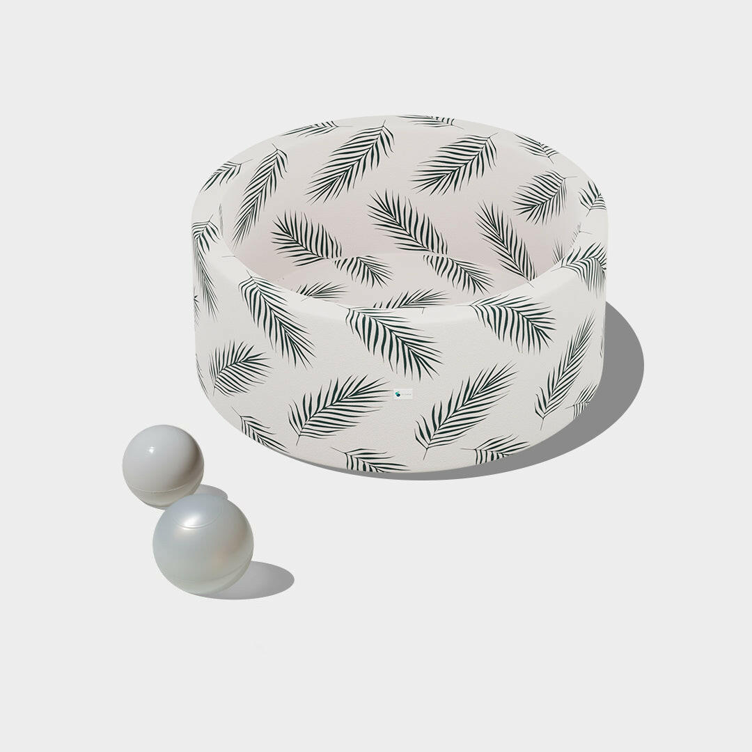 Boho Palm on Ivory + 200 Pit Balls Ball Pit Bundles Little Big Playroom